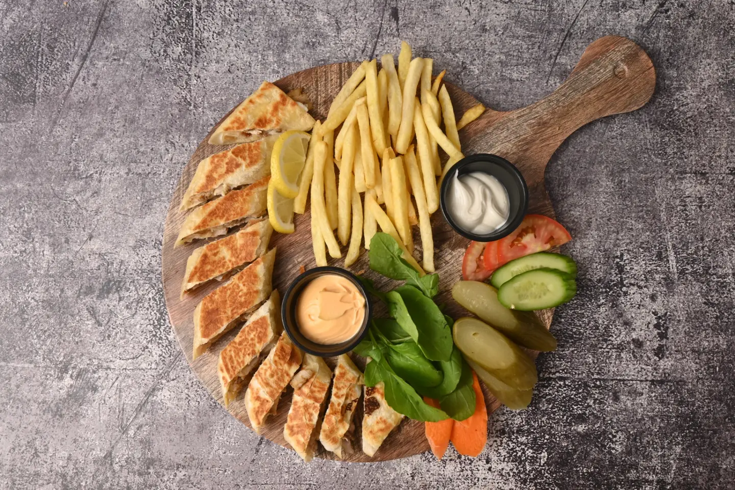 Arabic Shawarma With Cheese - Regular