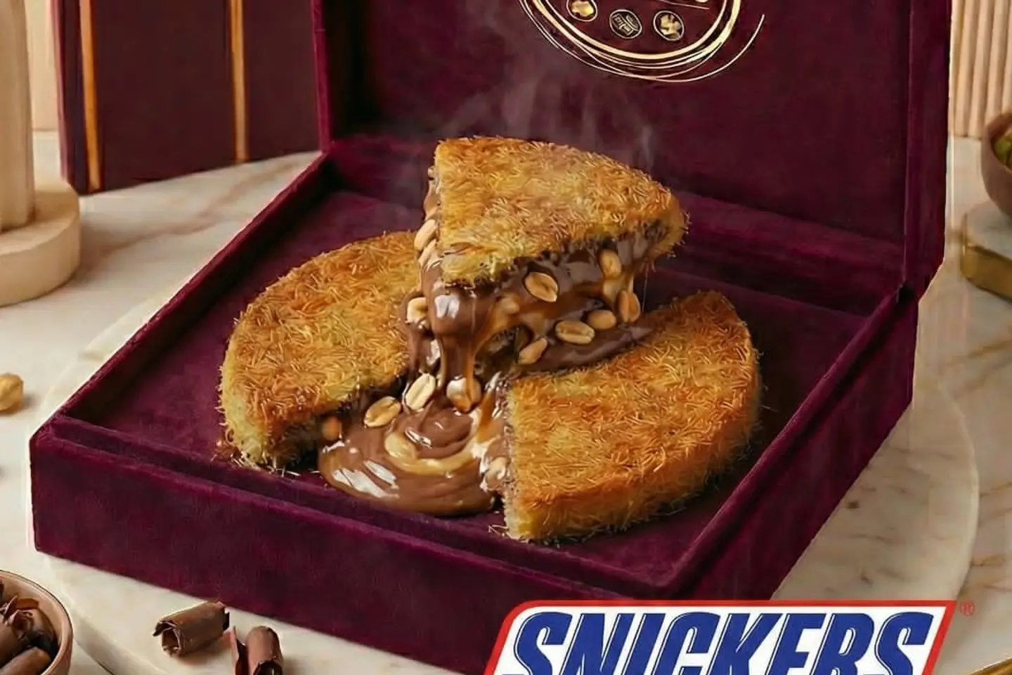 كنافة سنكرز - صغير