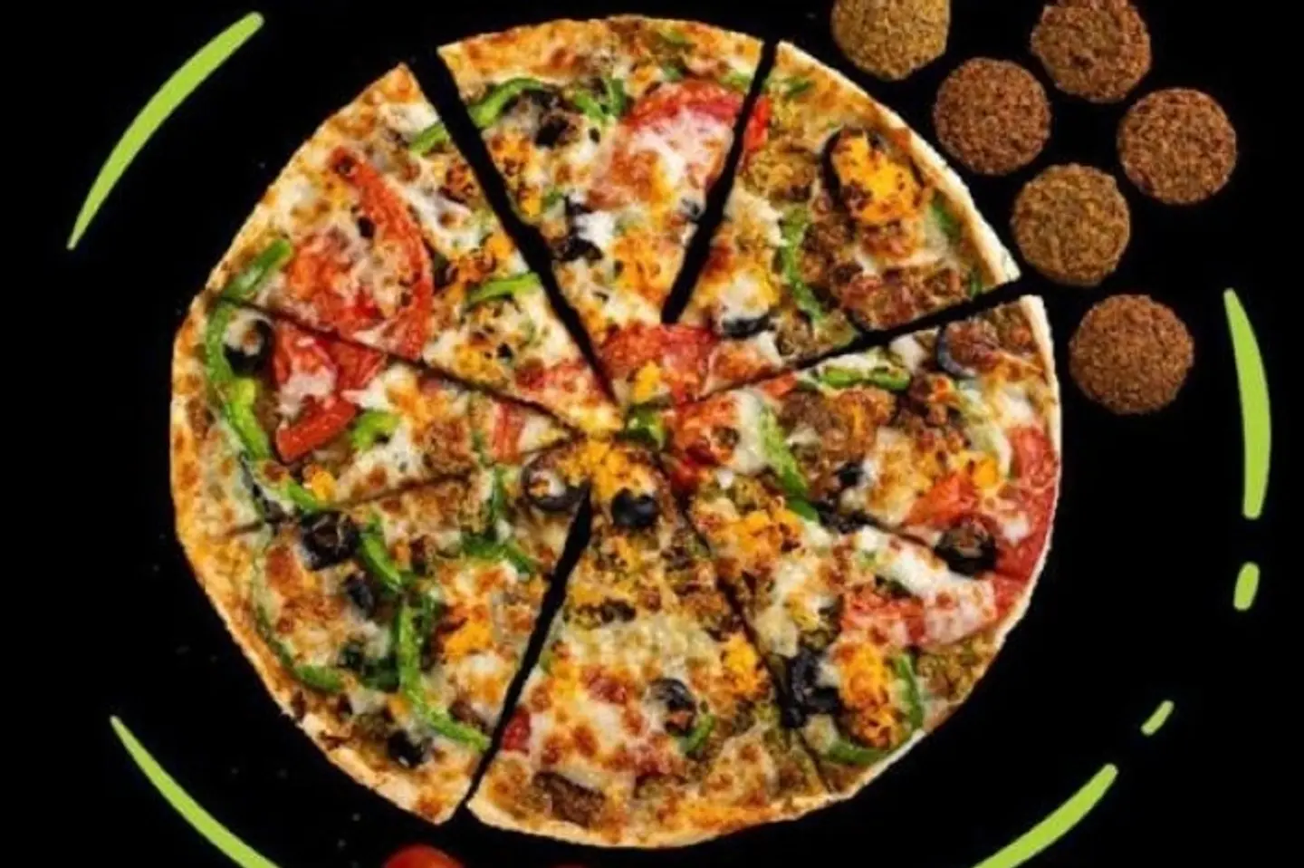 Falafel Pizza - Small