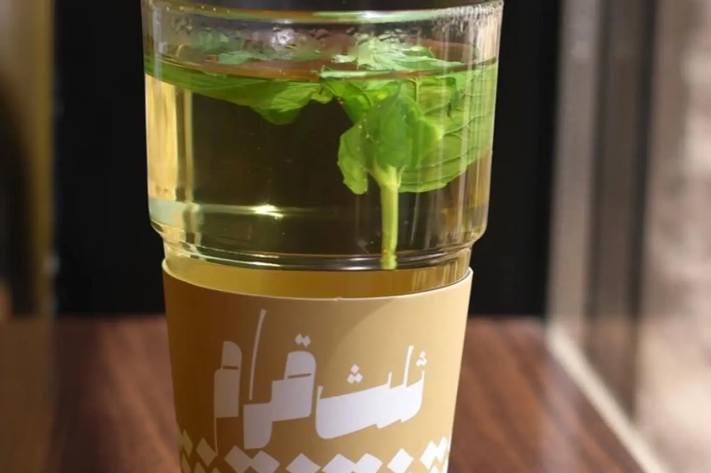 كوب نعناع زجاج - سكر وسط