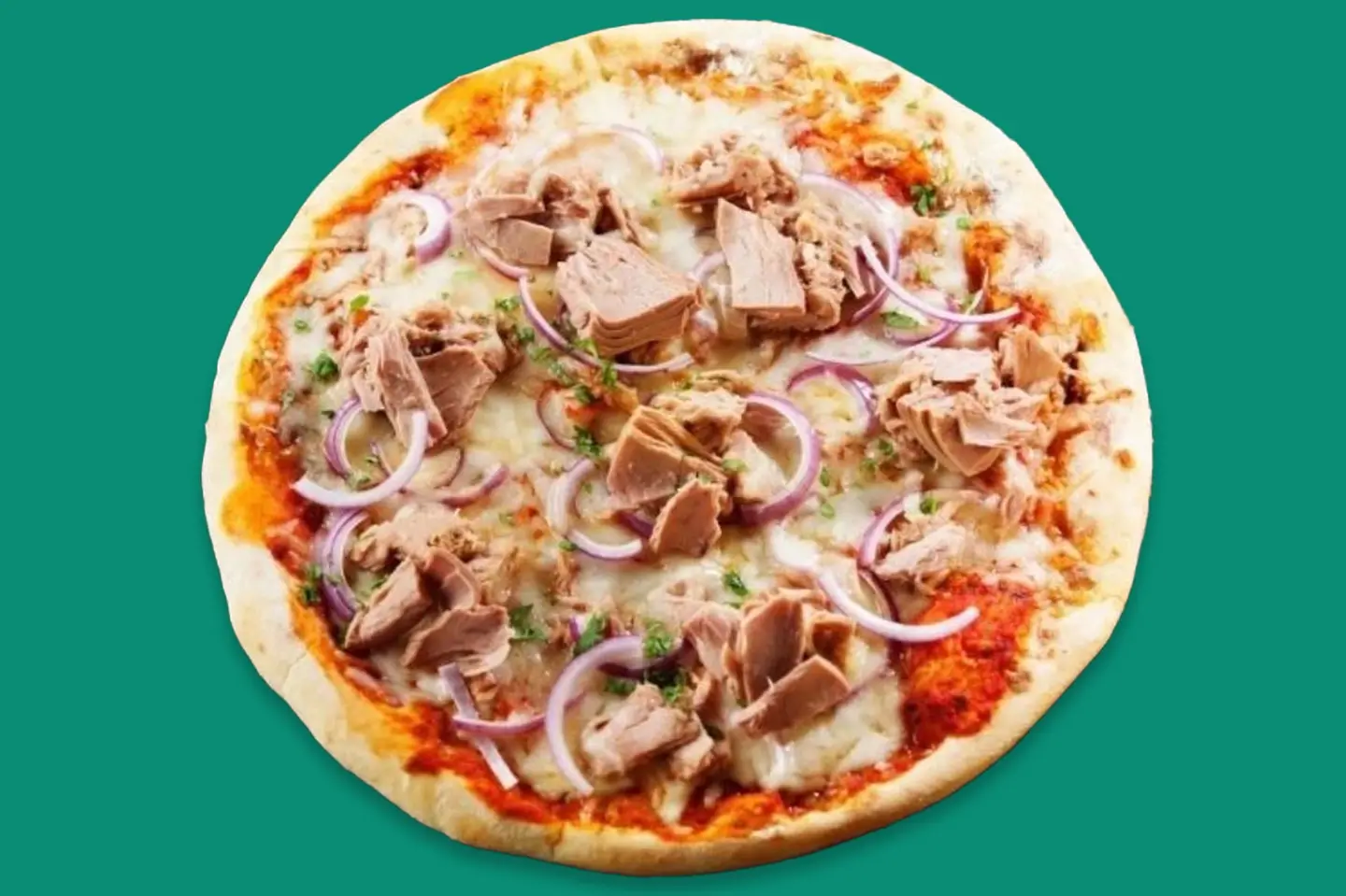 بيتزا تونه - وسط