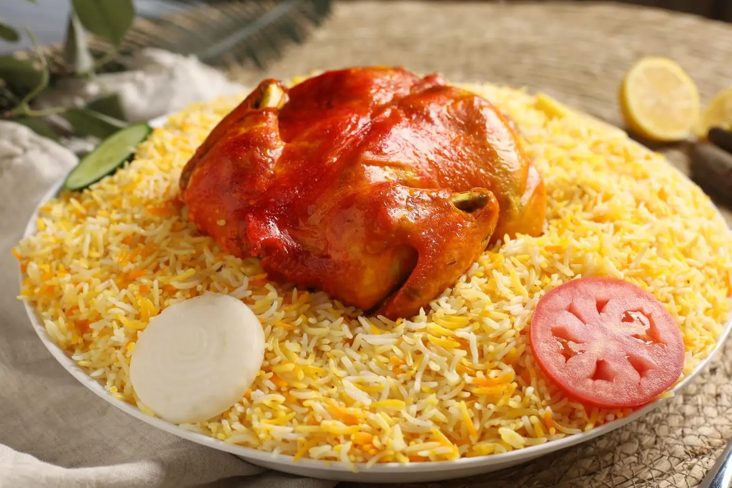 Mandi Chicken With Rice - Quarter Of A Chicken