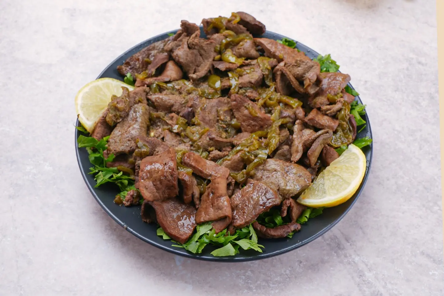 طلب كبدة اسكندراني - نصف كيلو