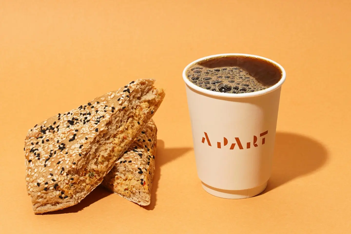 Coffe Of The Day With Sandwich - Small