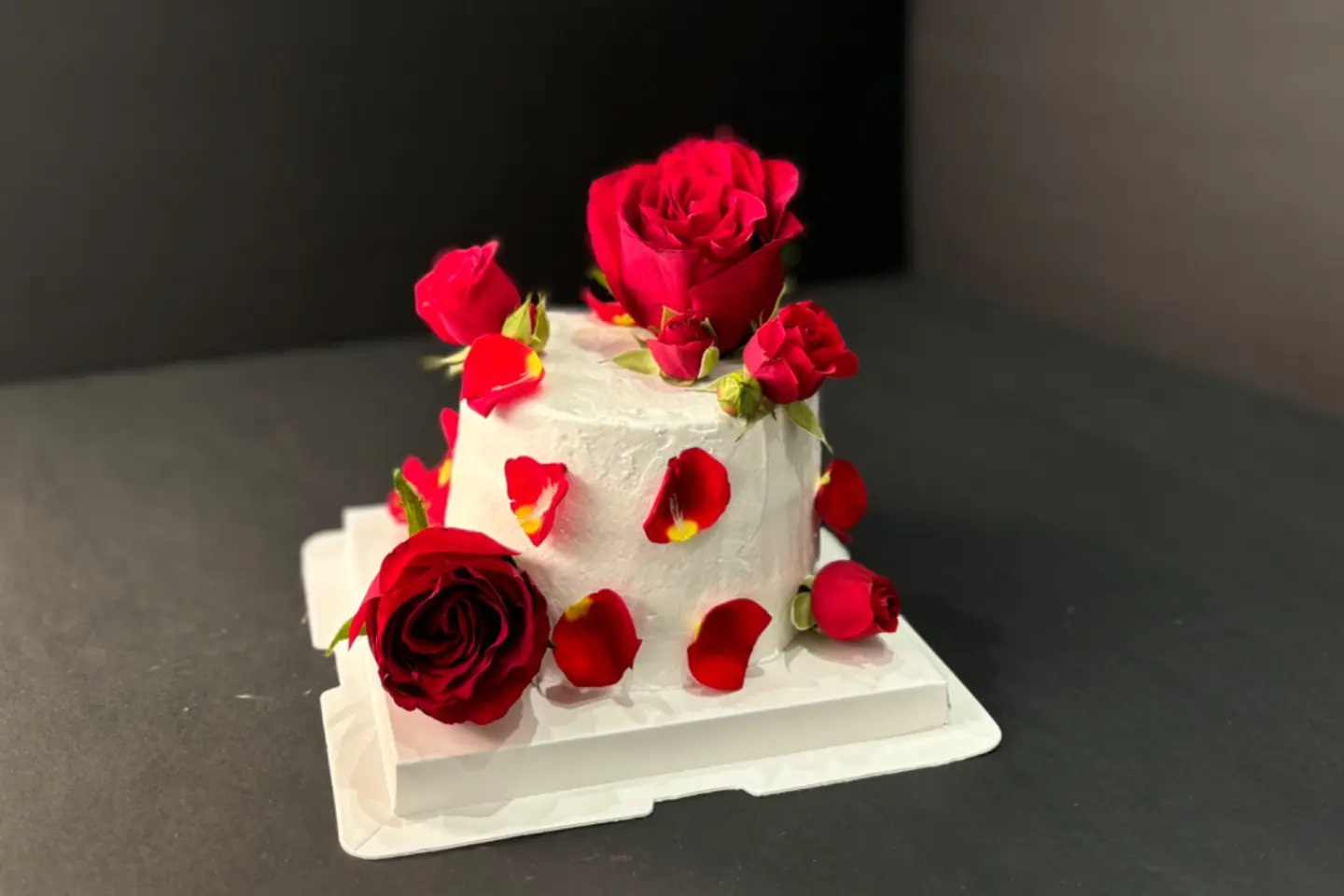 كيك الحب - وردي