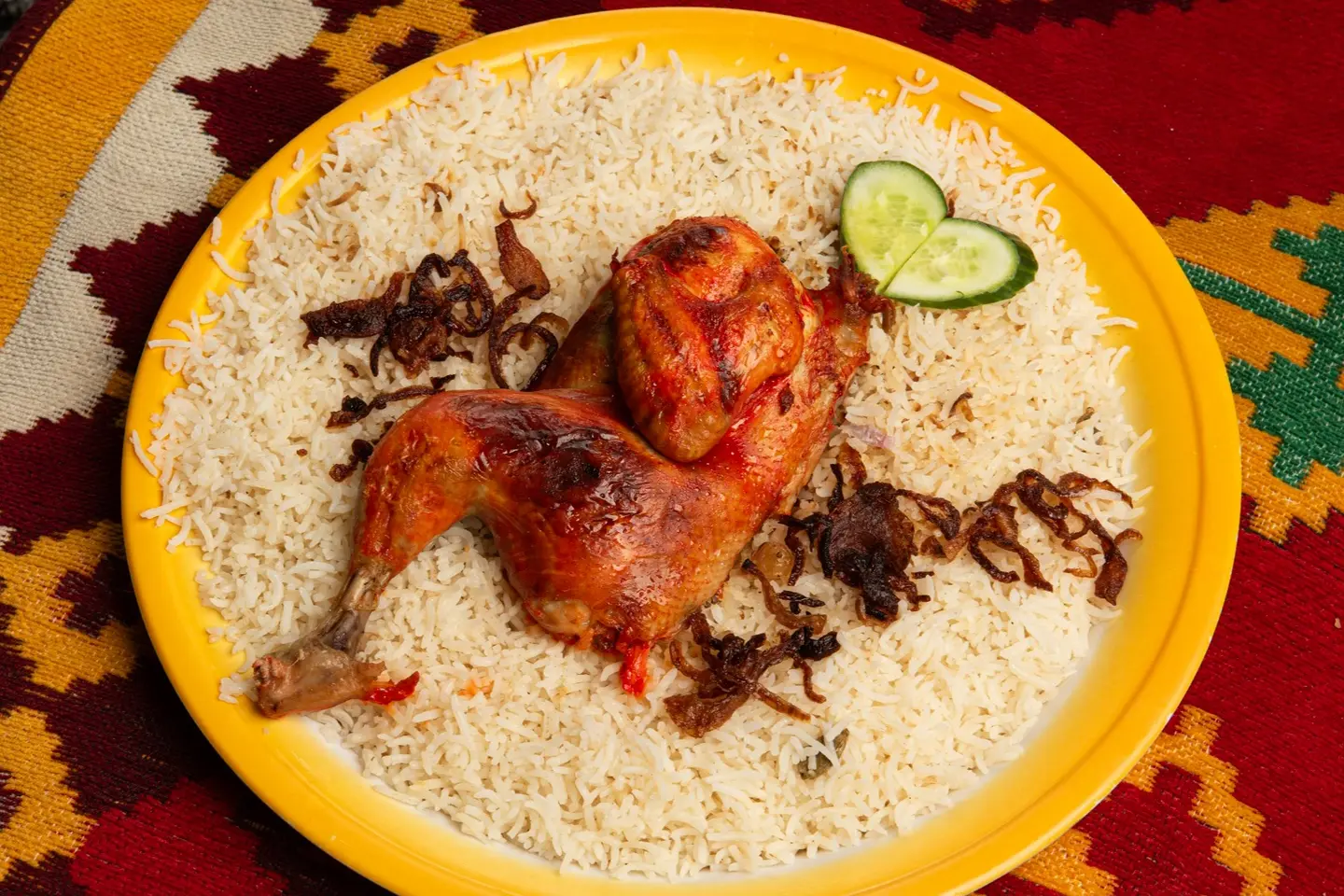كبسة بشاور نص دجاج - نصف دجاج