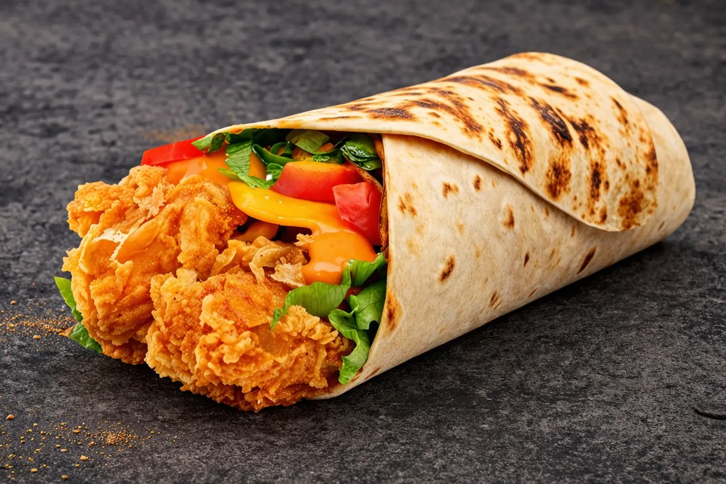 كرسبي تورتيلا - ساندوتش