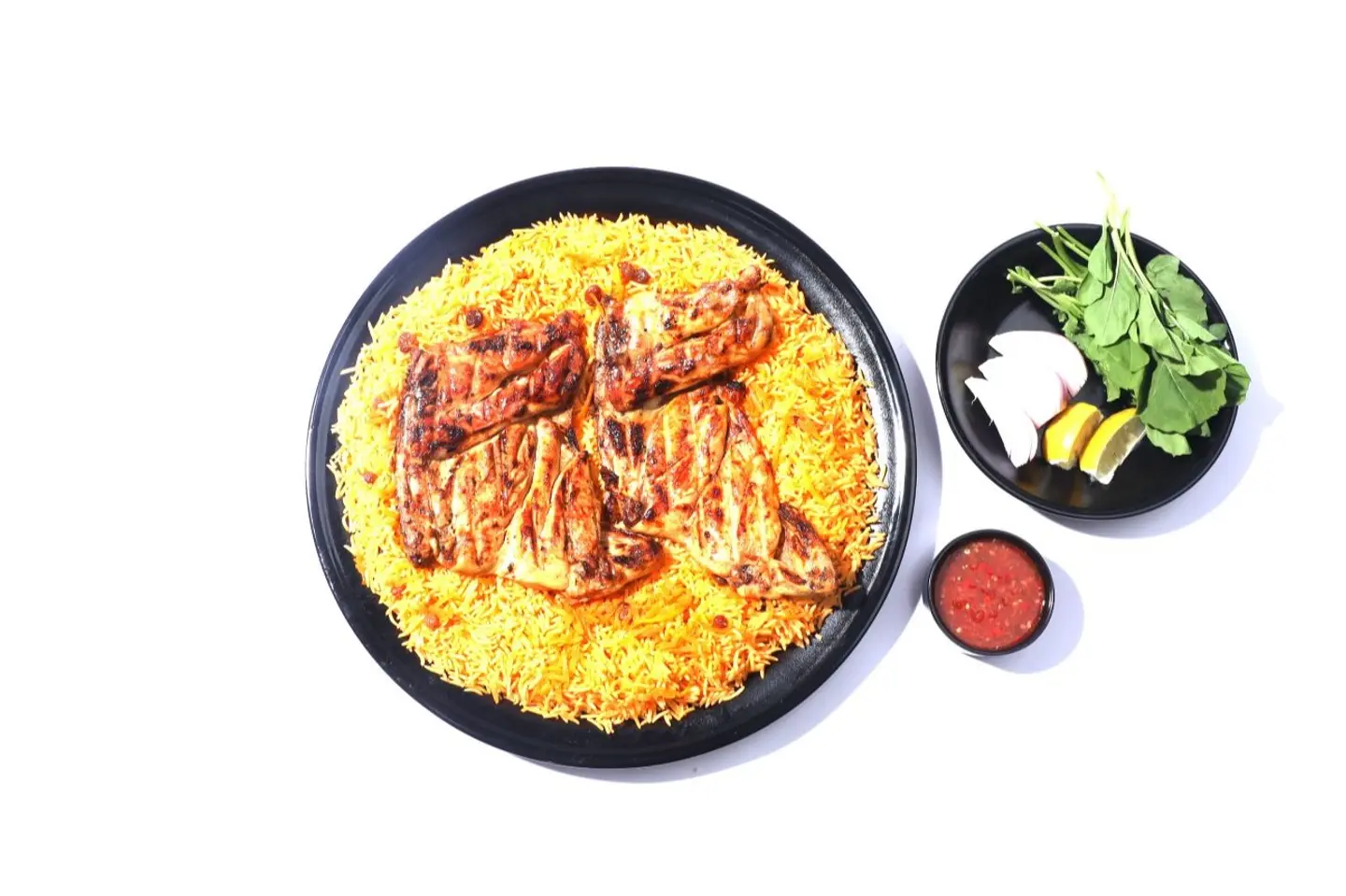Charcoal Chicken Bukhari Rice - Half Chicken