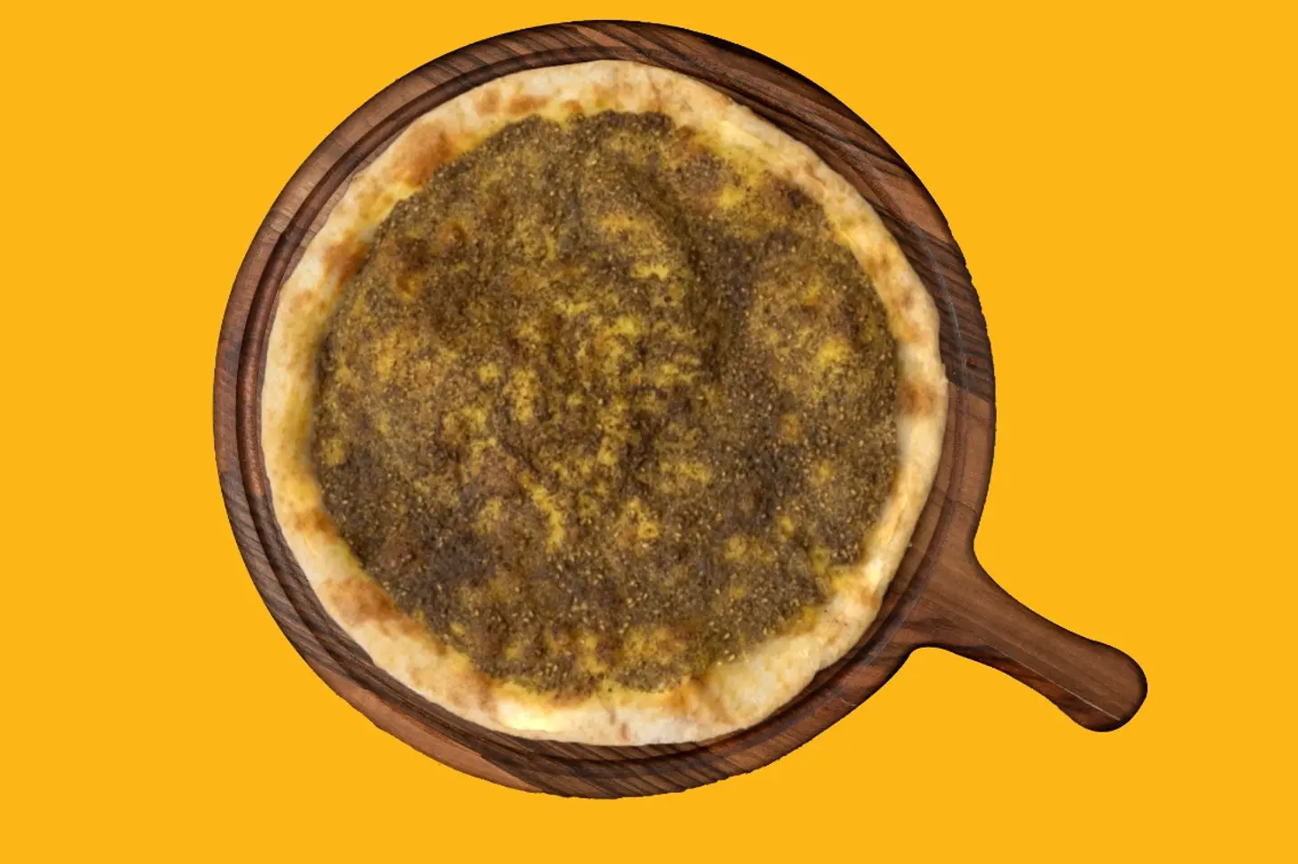 لبنة مع زعتر بيتزا - صغير