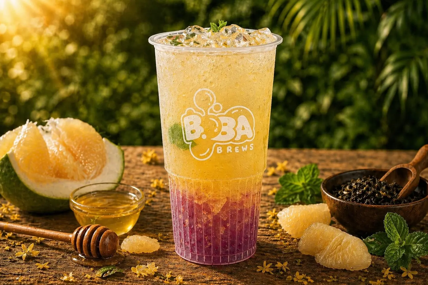 Honey Pomelo Tea - Medium 500 Ml