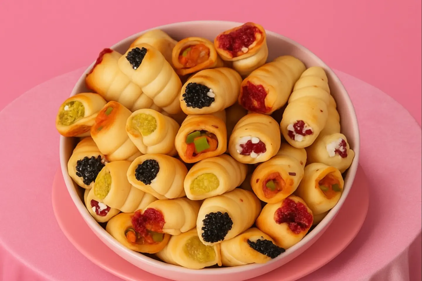 طبق معجنات زوارة - وسط