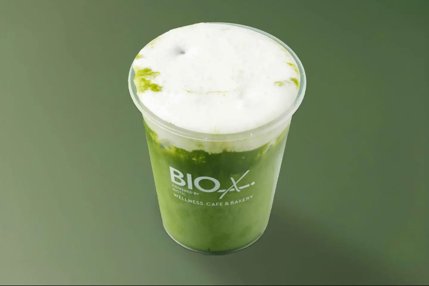 Ice Matcha With Cream - Almond Milk