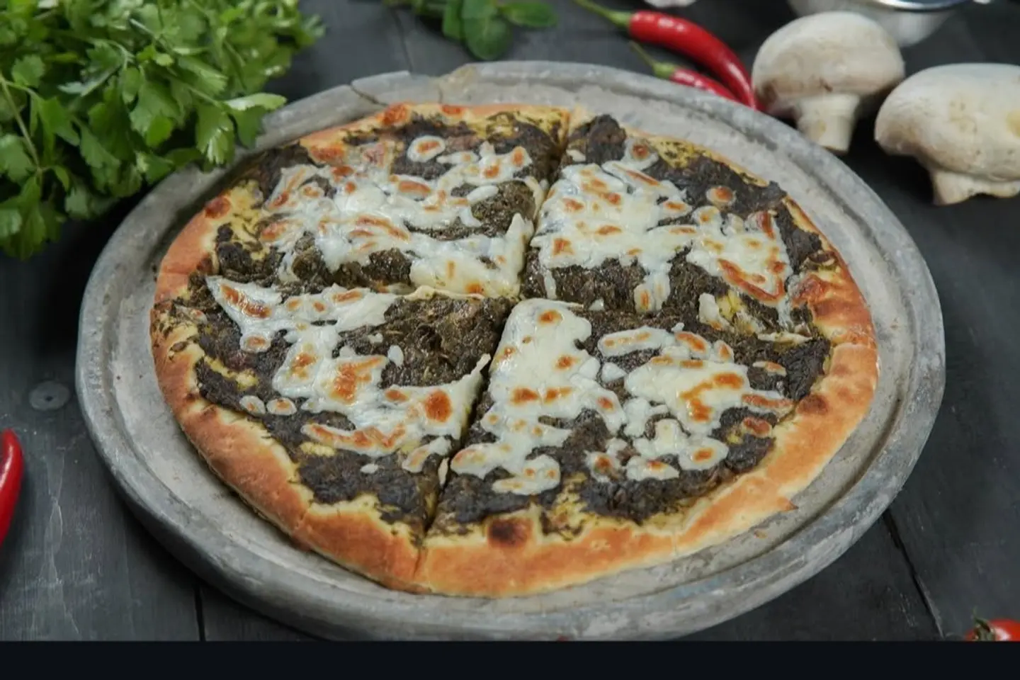 Spinach With Cheese - Medium