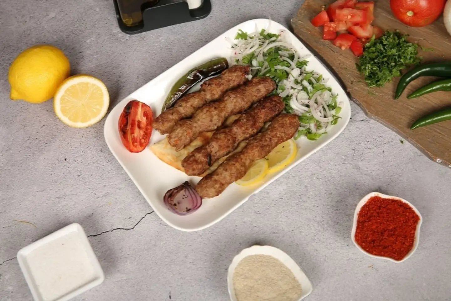 One Person Meat Kabab - Three Skewers