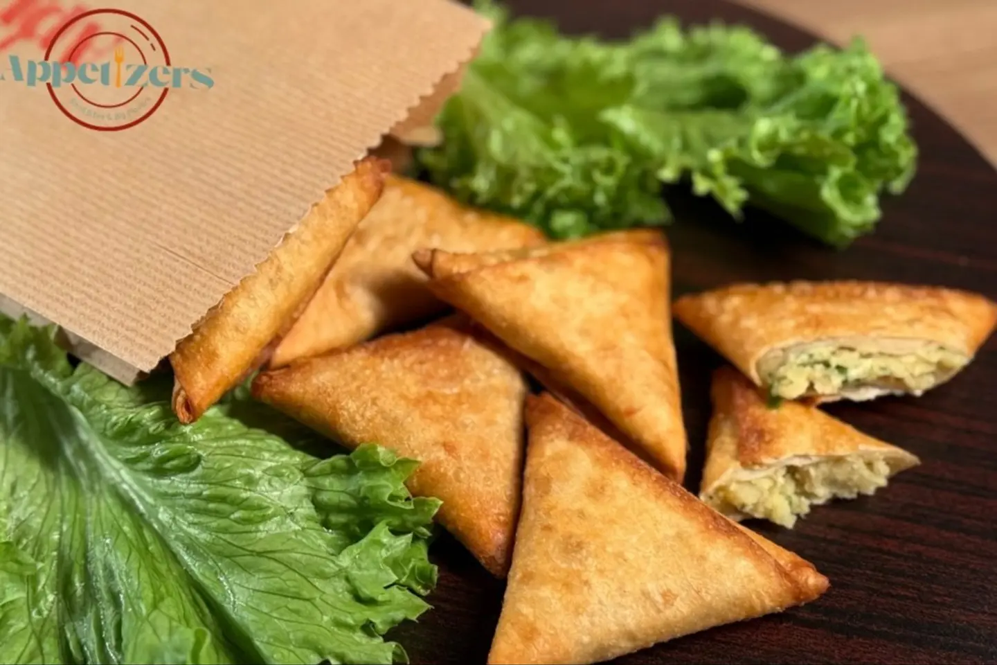 سمبوسة مثلثة دجاج وجزر - صغير