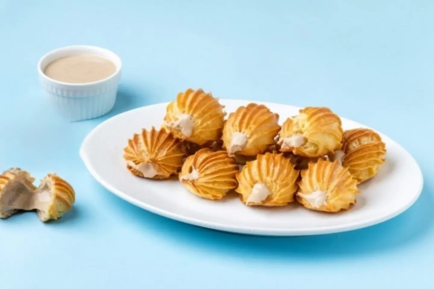 Grilled Tulumba With Cream - Half Kilo