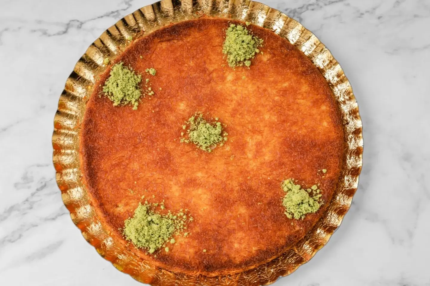 كنافة قشطة بحشوة جبنة - صغير