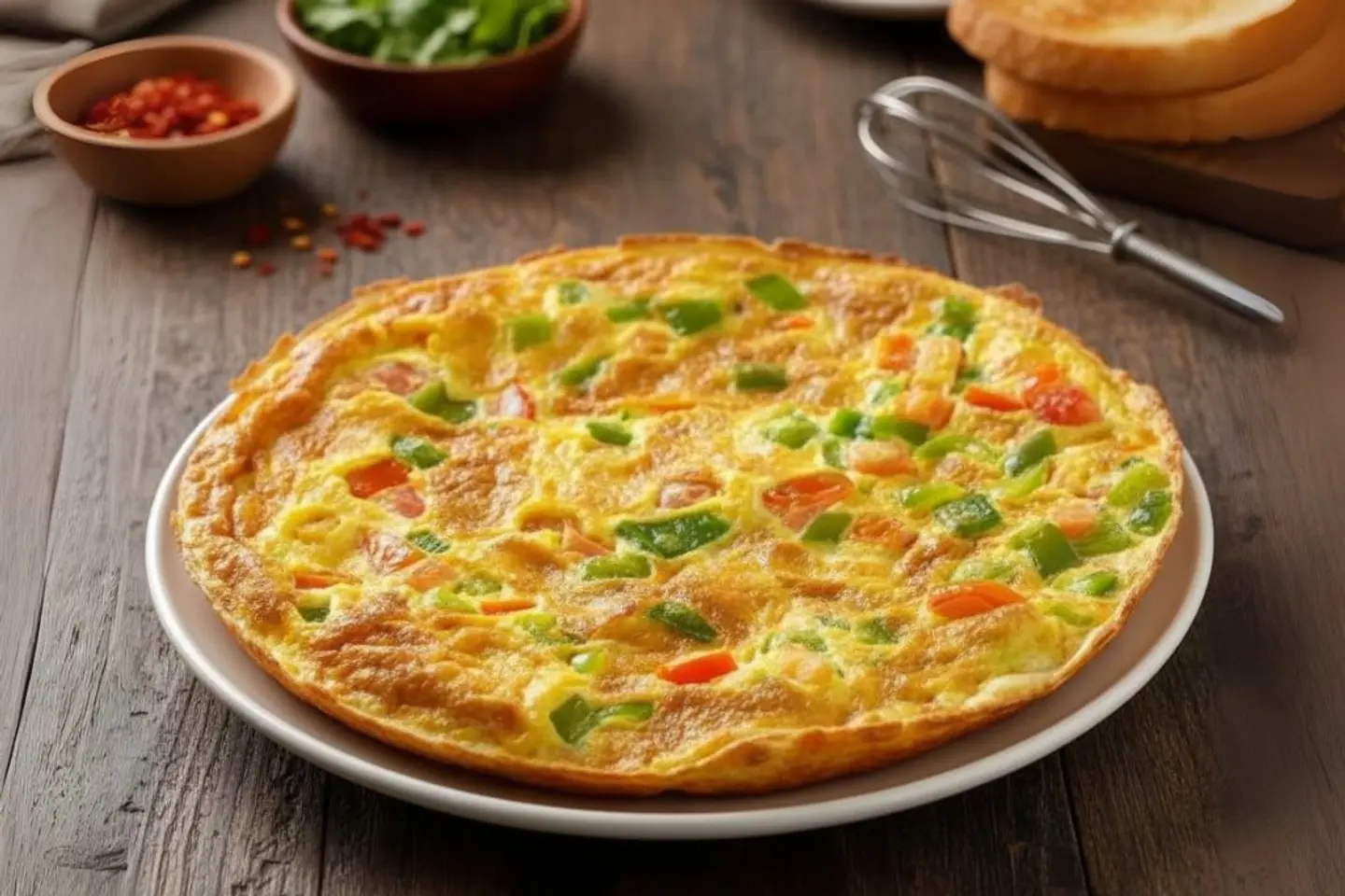 Egg And Vegetable Pie - Large
