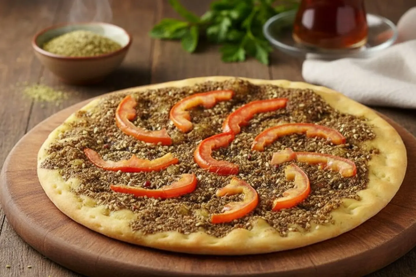 Tomato And Thyme Manqusha - Large