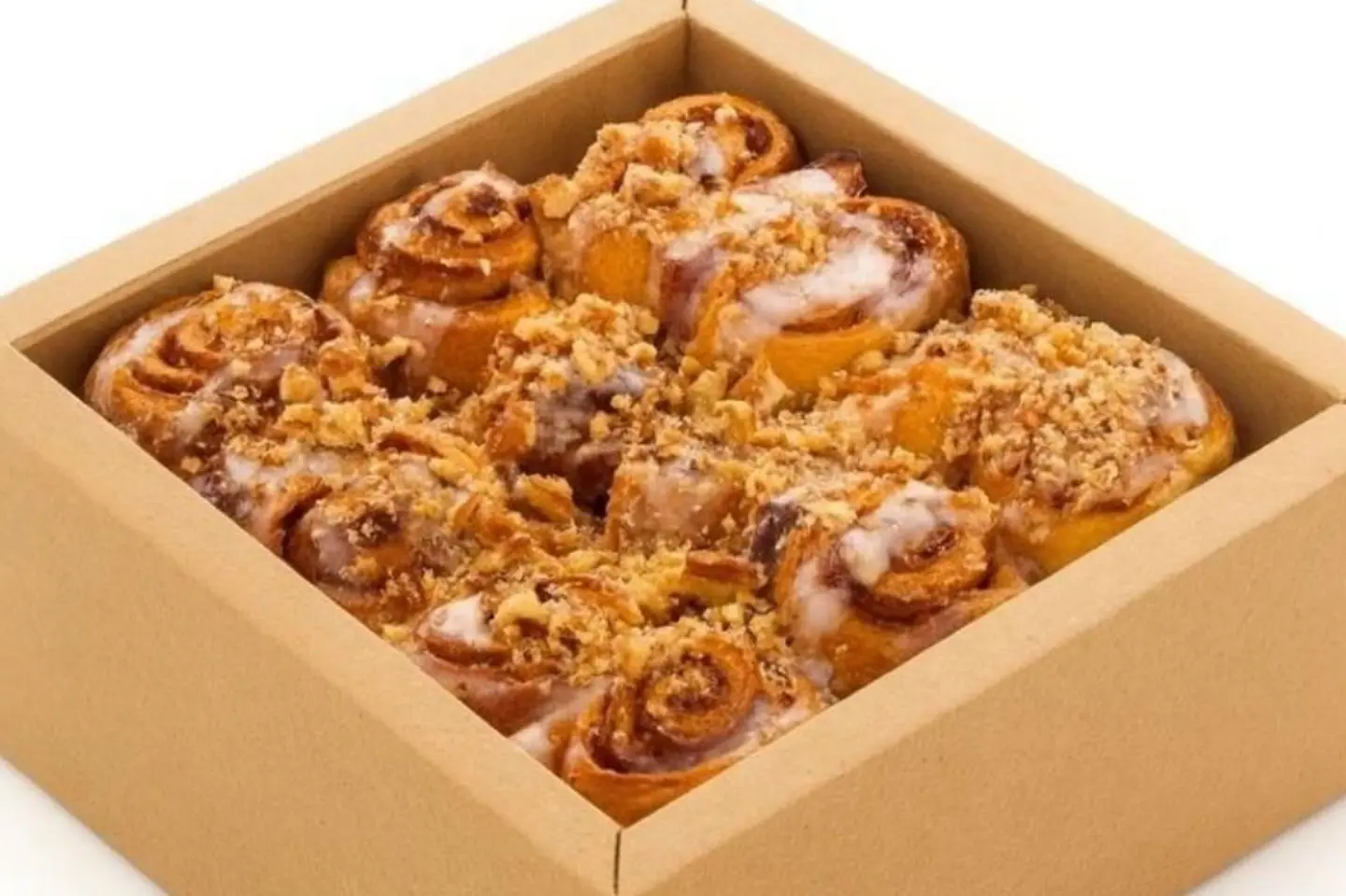Box Mini Cinnamon - Small Box Of 12 Mini Cinnabons