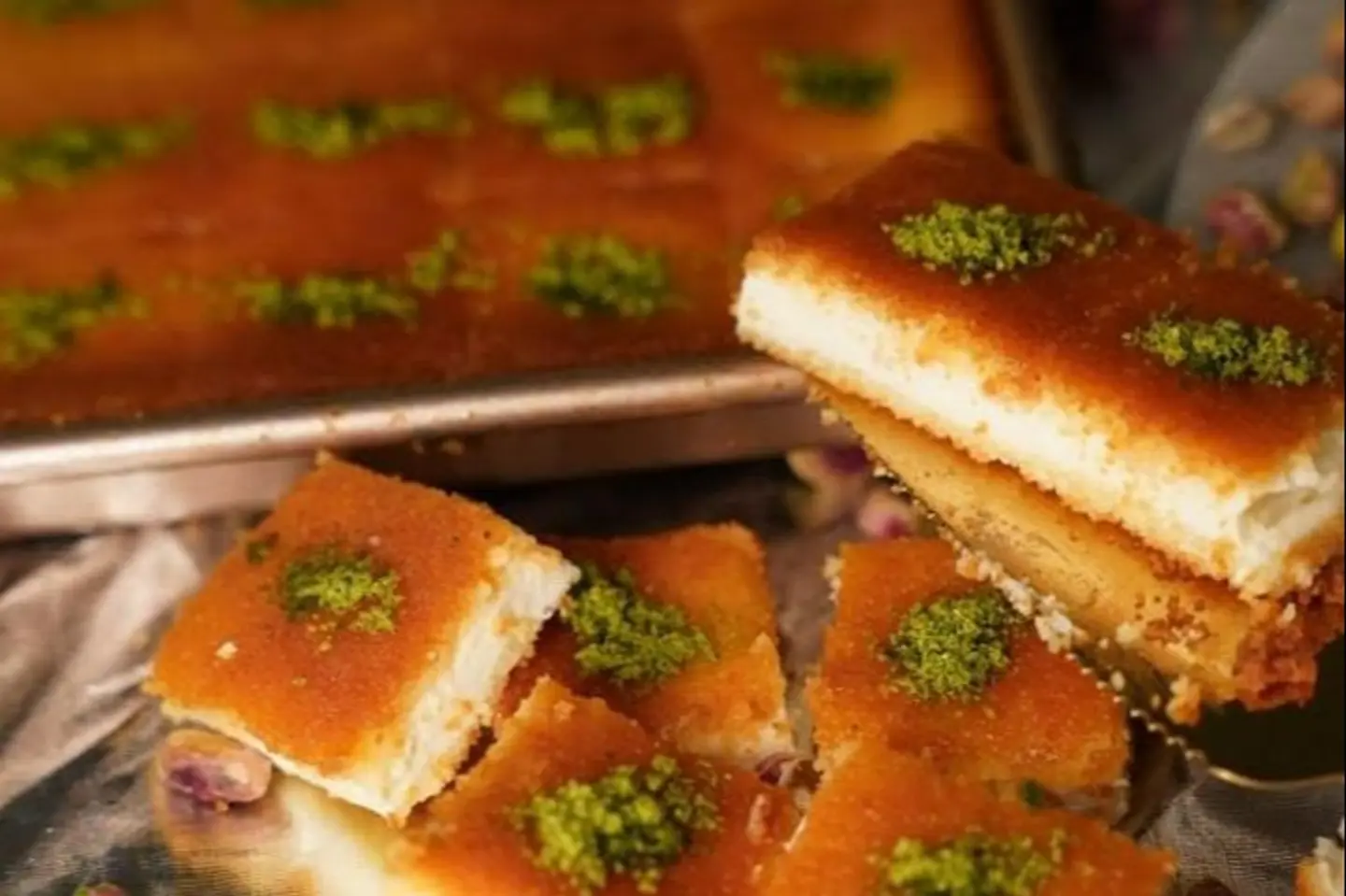بسبوسة قشطة - ربع كيلو