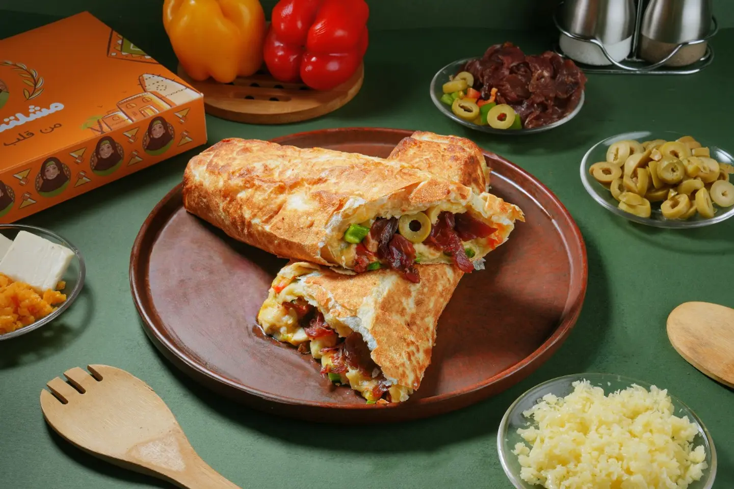 Pastrami N Kiri Cheese Roll - Medium Pastrami N Kiri Cheese Roll