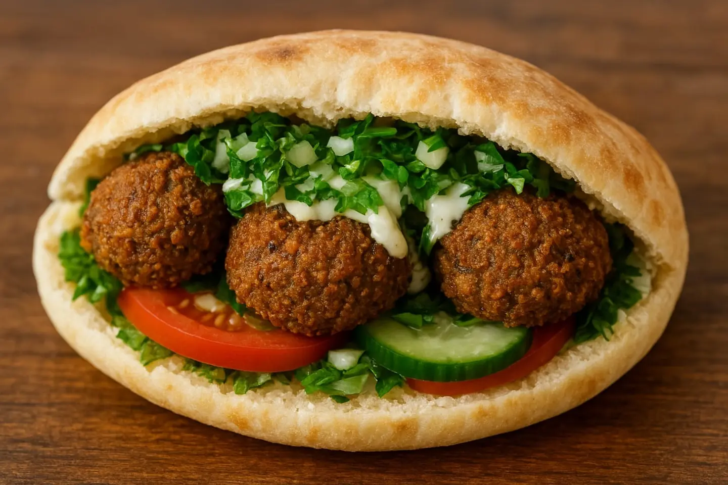 ساندويش فلافل - مشكل