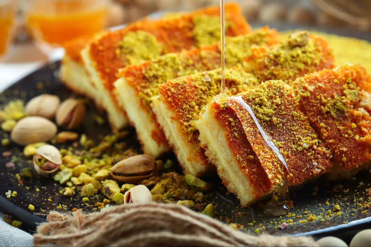 كنافة ناعمة بالقشطة - نصف كيلو