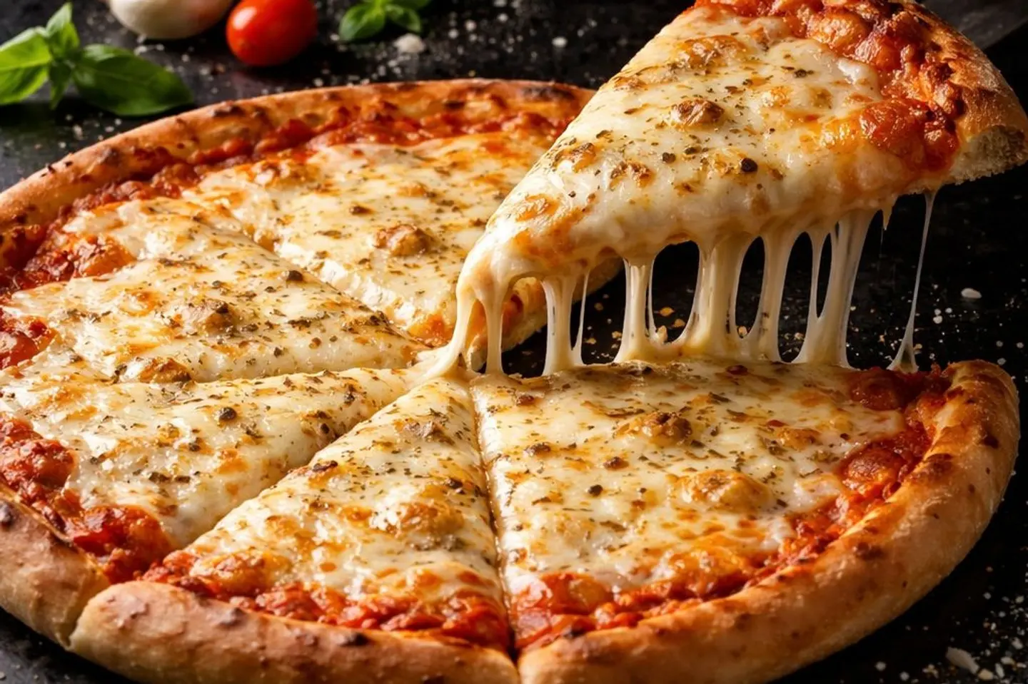 بيتزا جبن - وسط