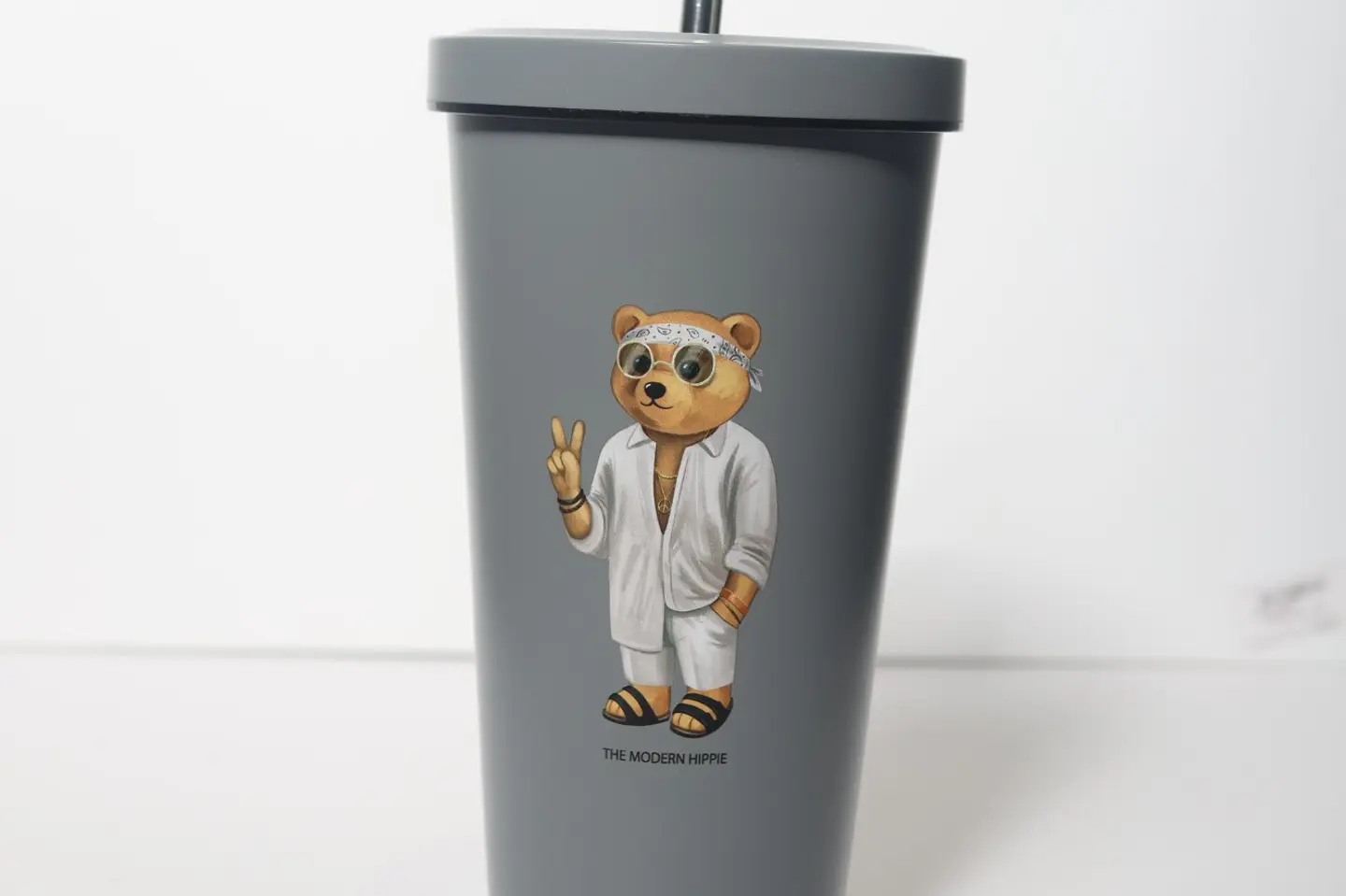 Cold Mug Gray - With Coffee Day