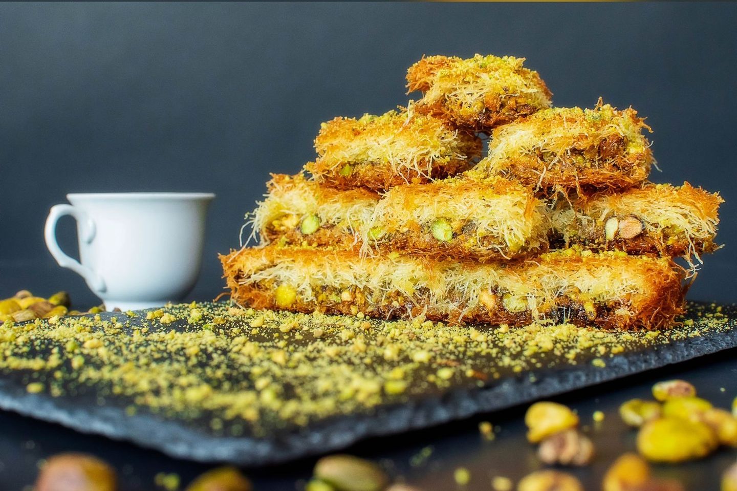 كنافة بالمكسرات بصمة - صغير