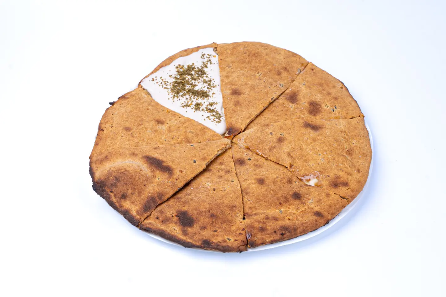 Labneh And Za'atar Pie - Labneh And Zaatar Pie