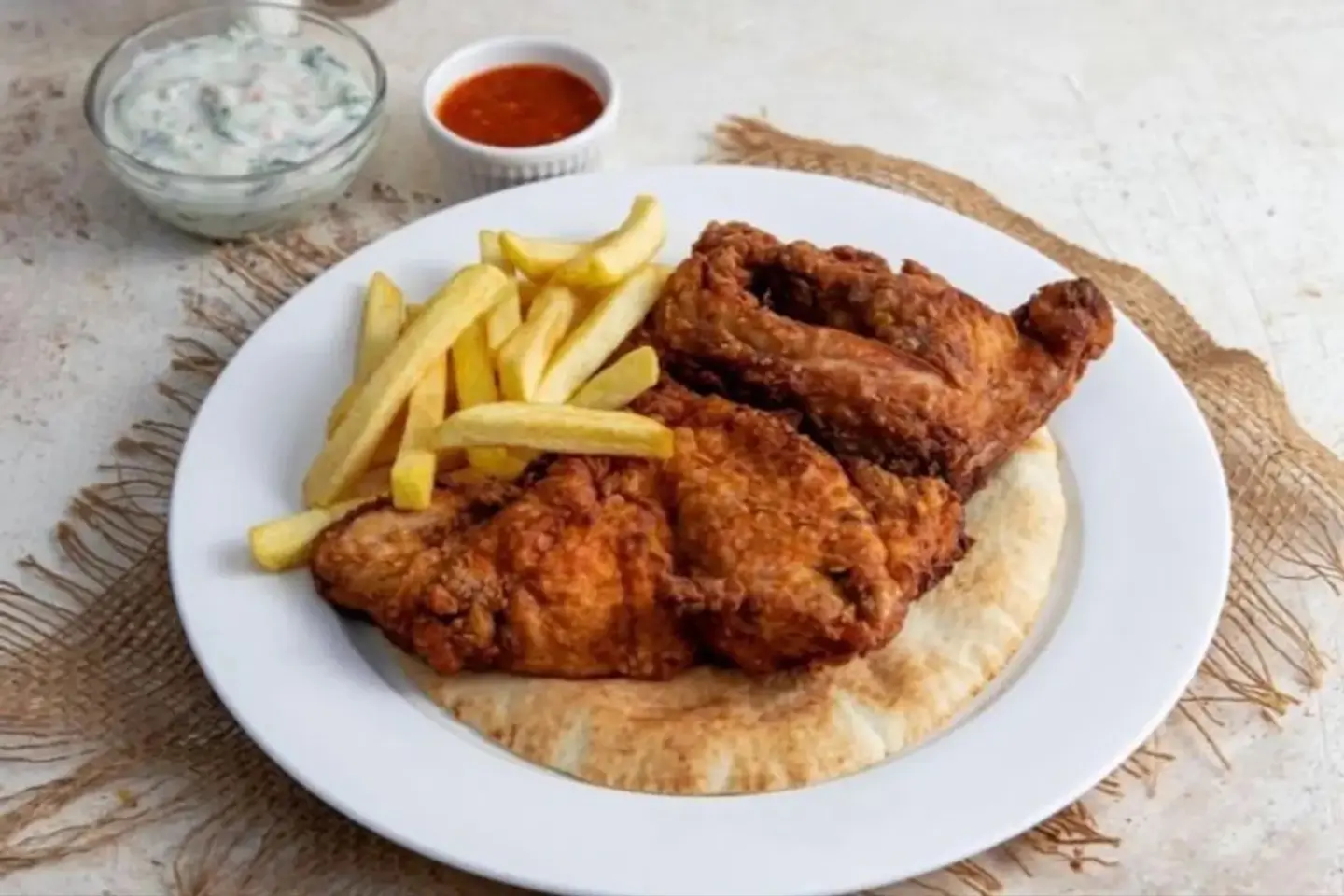 Plain Fried Chicken - Half A Chicken