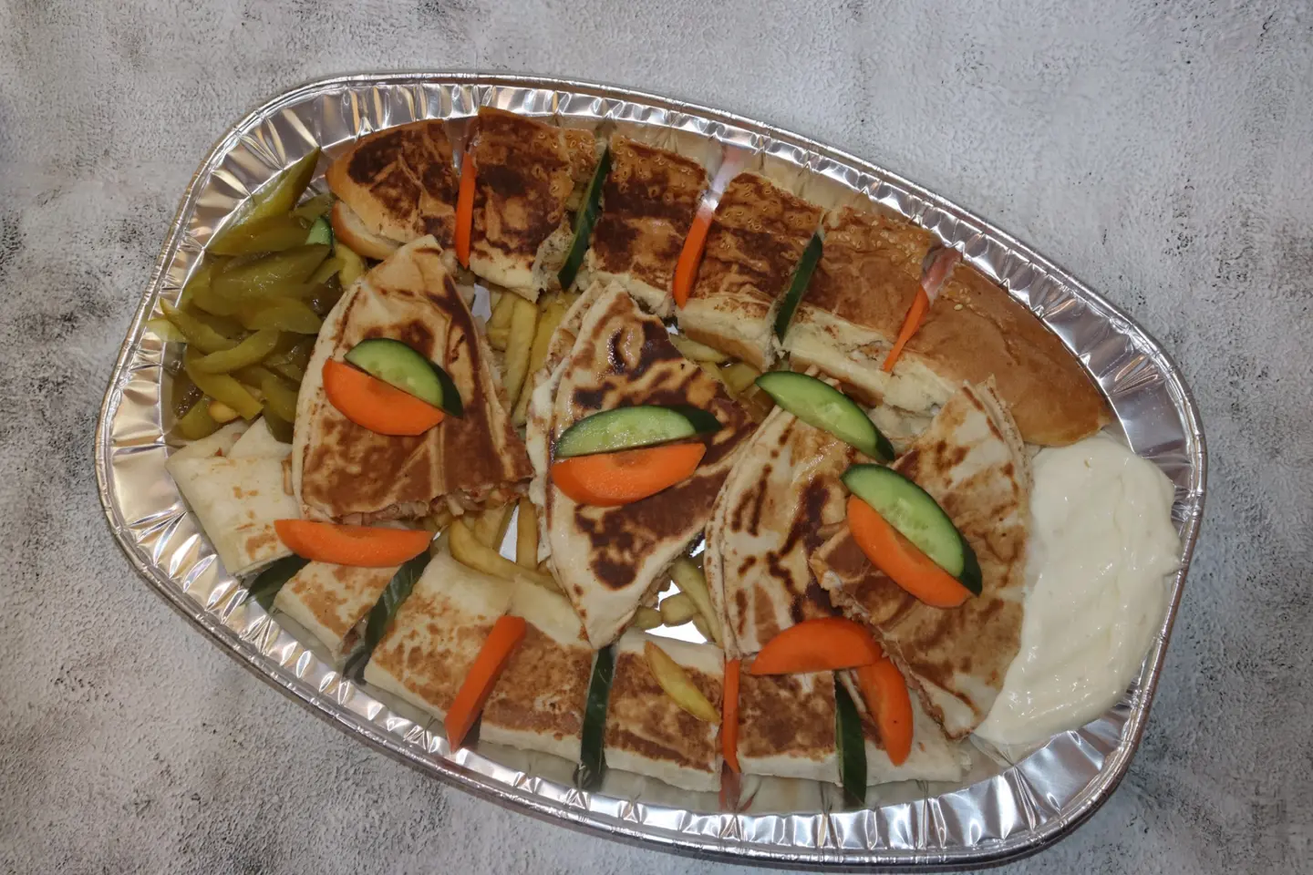 Betty Shawarma Platter - With Cheese