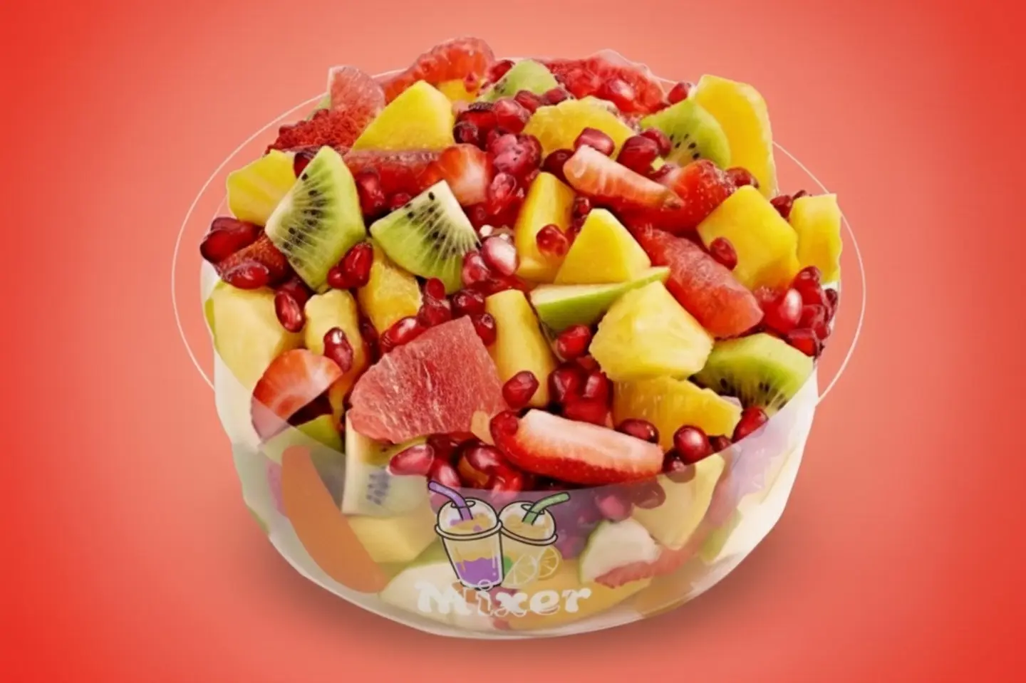 سلطة فواكة - صحن كبير