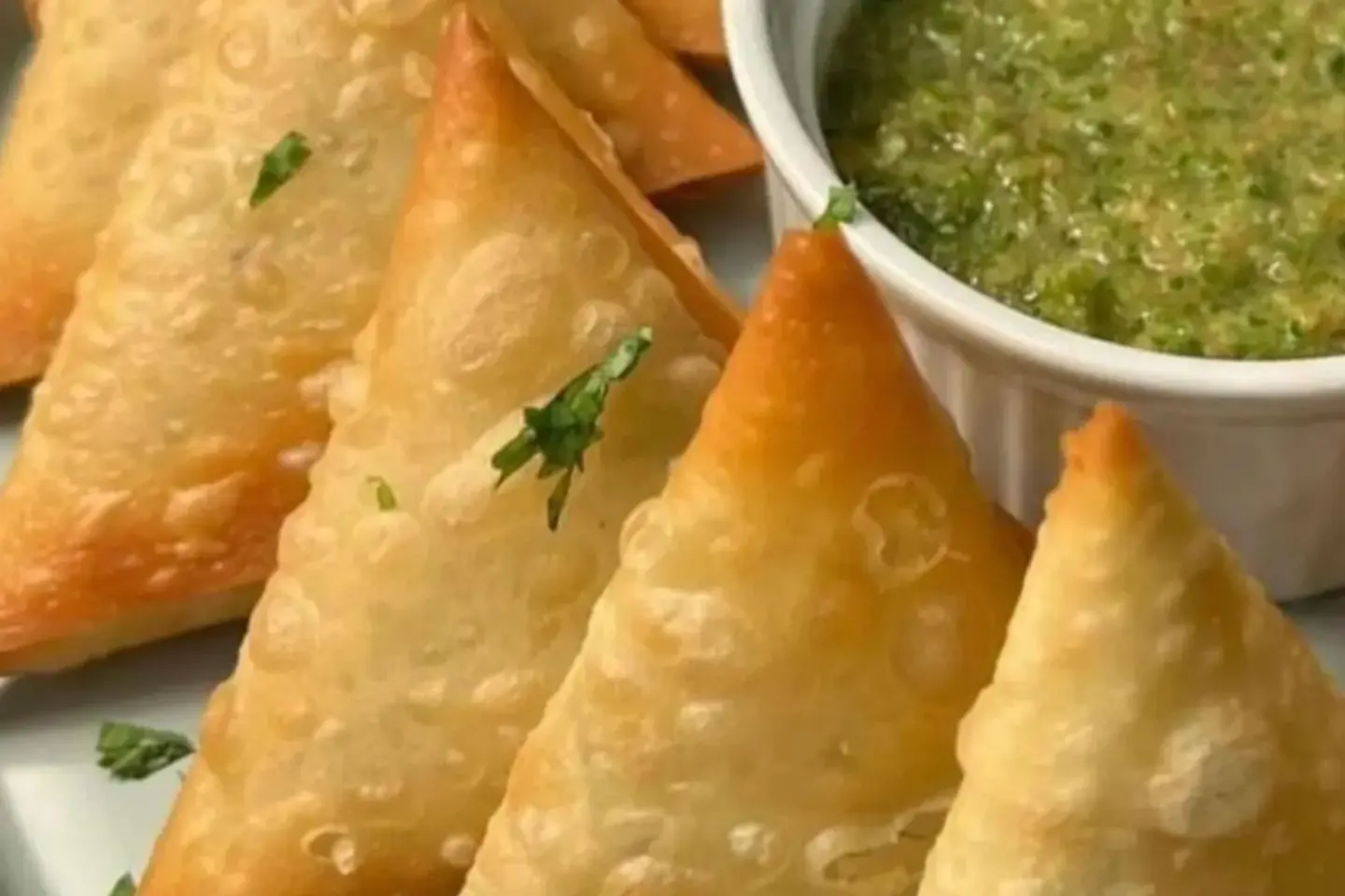 سمبوسة سبانخ - وسط