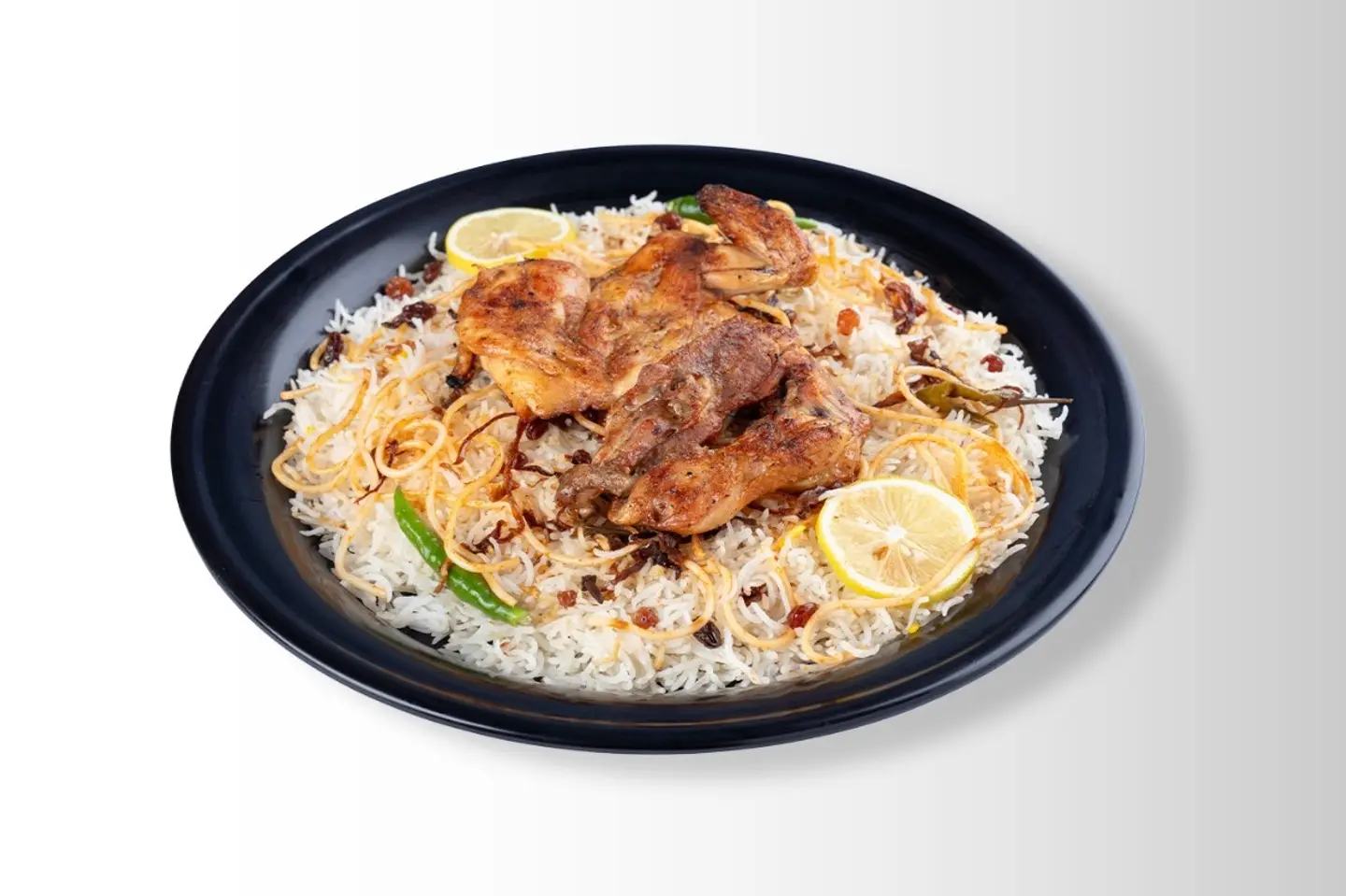 دجاج مظبي مع أرز بشاور - نصف