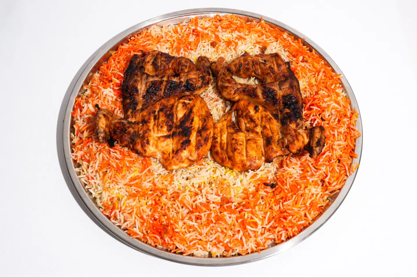 Charcoal Grilled Chicken With Rice - Half Chicken With Rice