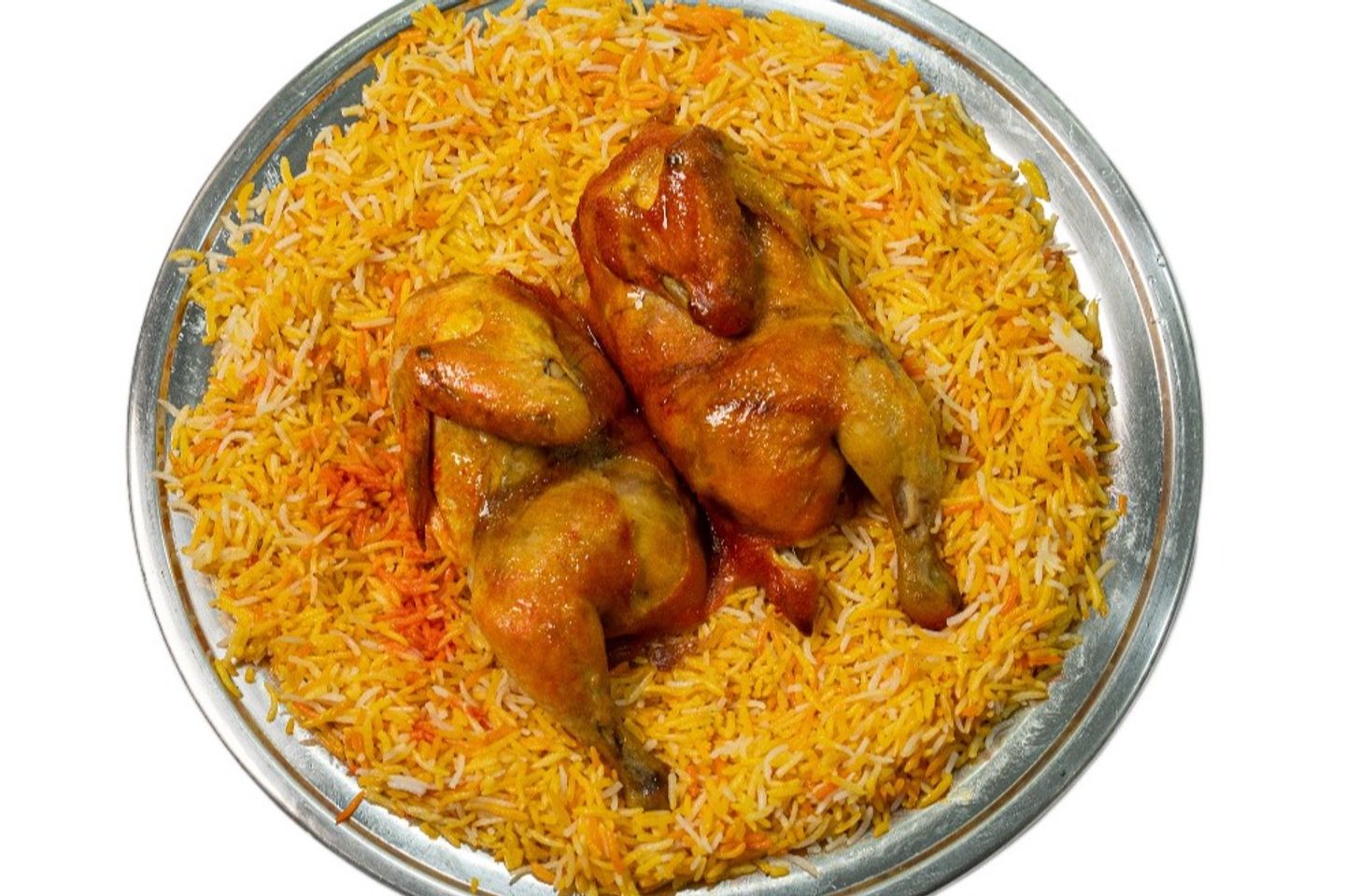 دجاج مندي - نصف دجاجة