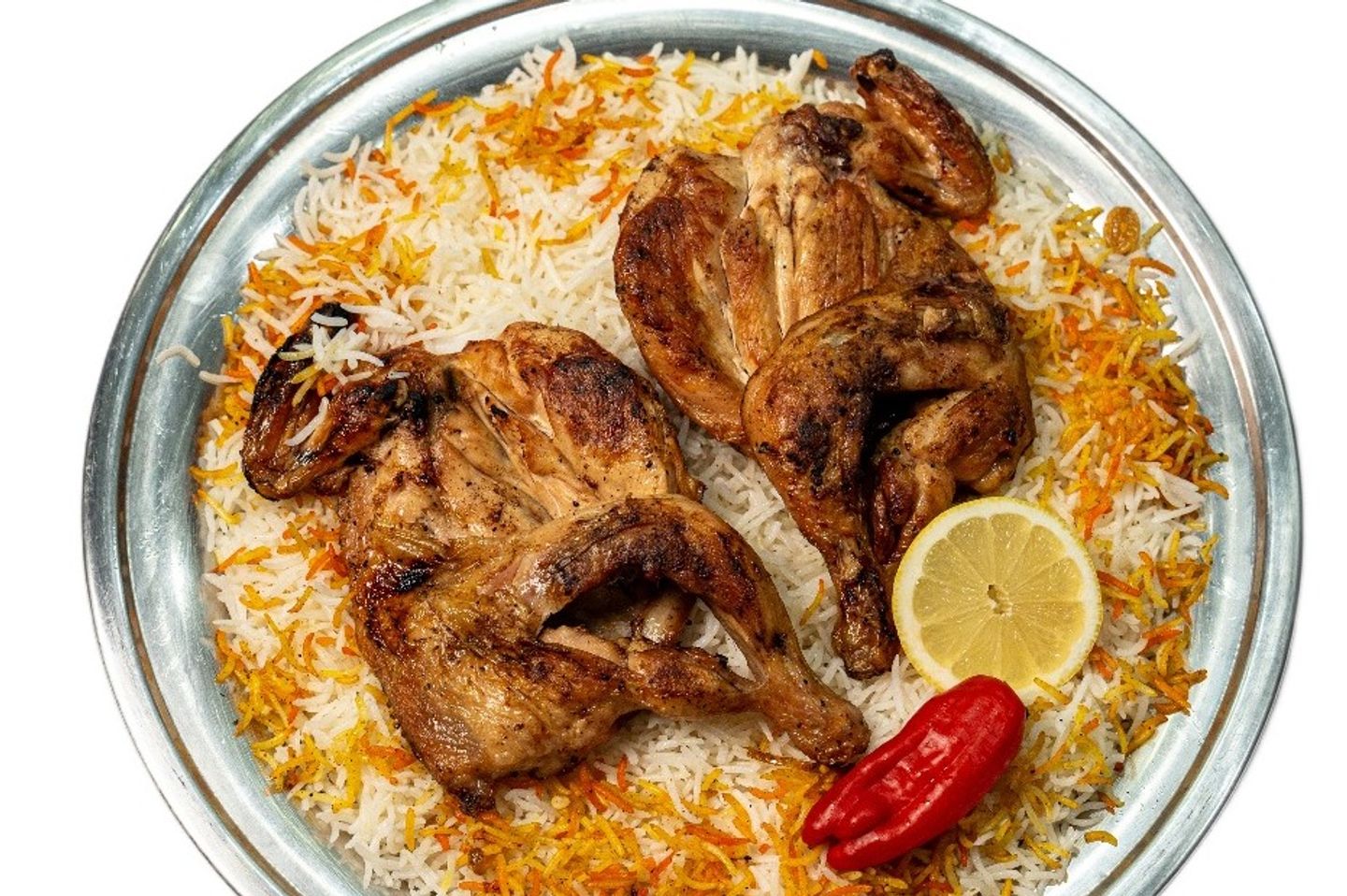 دجاج مظبي - نصف دجاجة