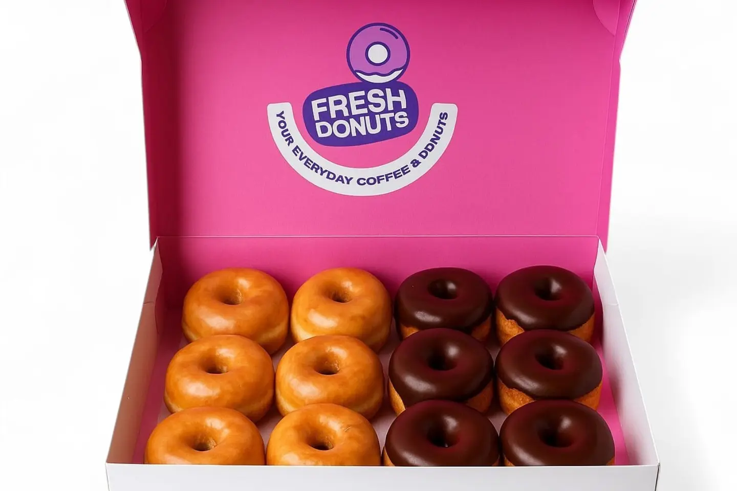 Mini Assorted Box - Mini Assorted Mix Donuts Box 6 Pieces