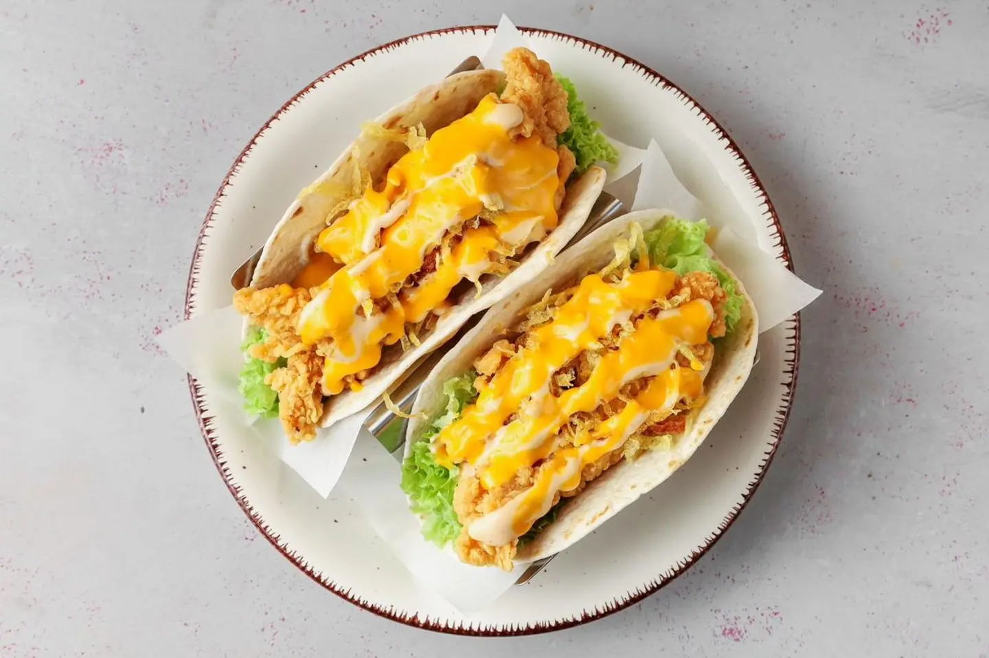 تاكو دجاج ايطالي - ساندوتش