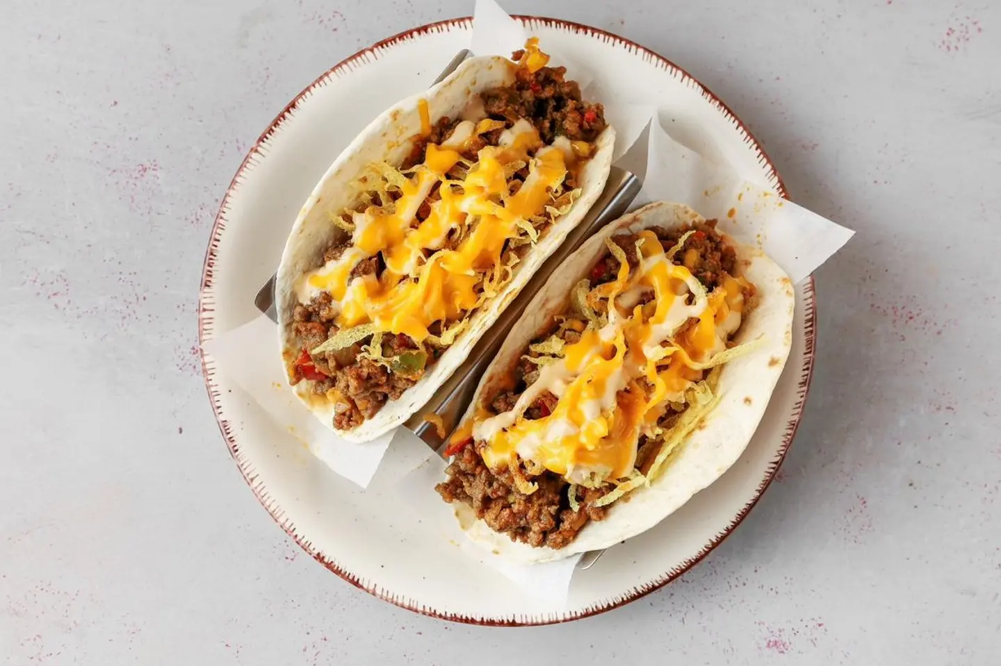 تاكو لحم - ساندوتش