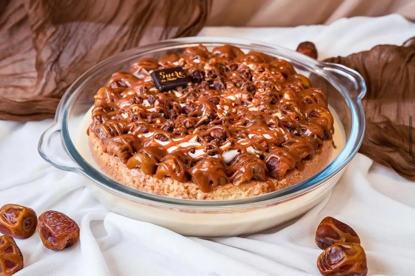 كيكة حليب بالتمر - صغيرة