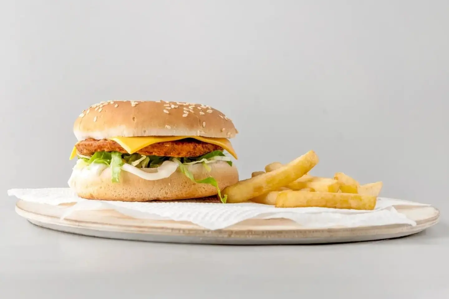 Chicken Burger - Double Chicken Strips