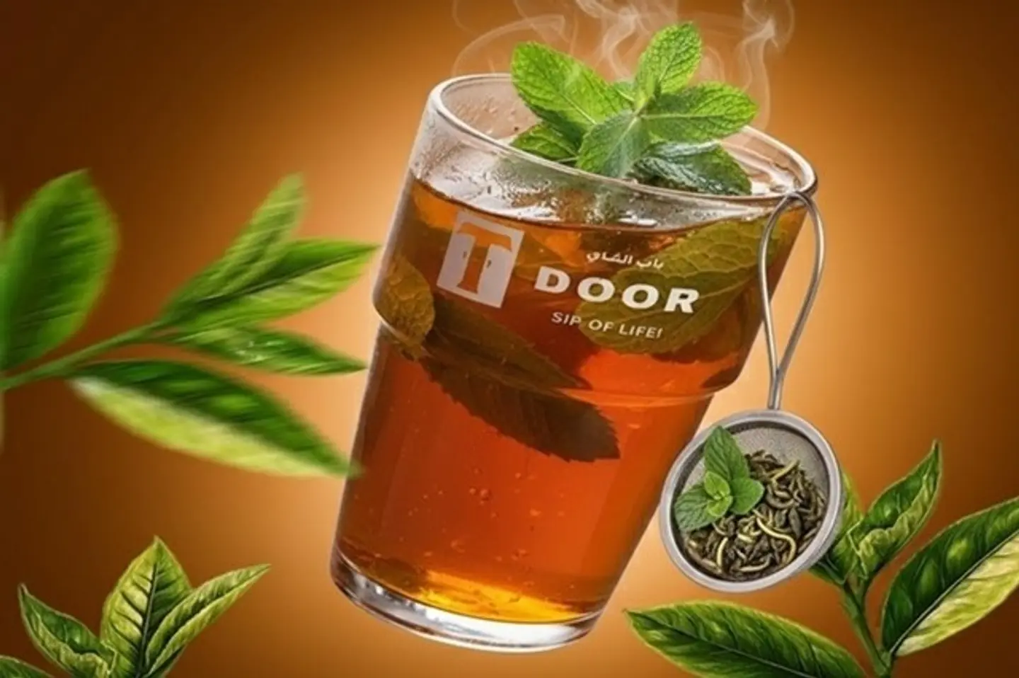 شاي مغربي - ورق وسط