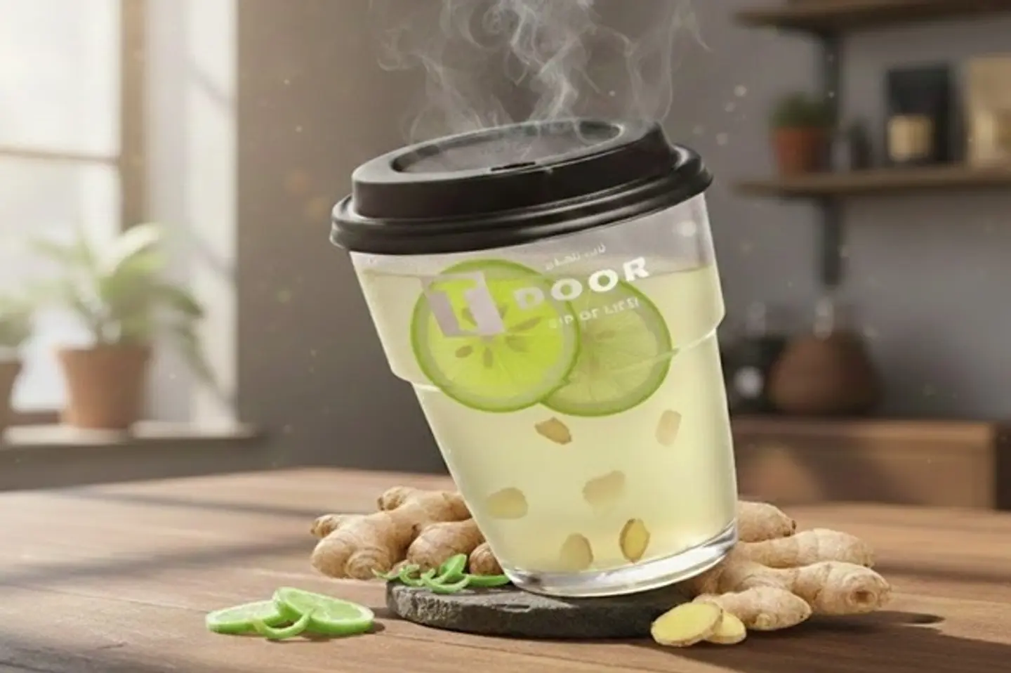 زنجبيل بالليمون - وسط