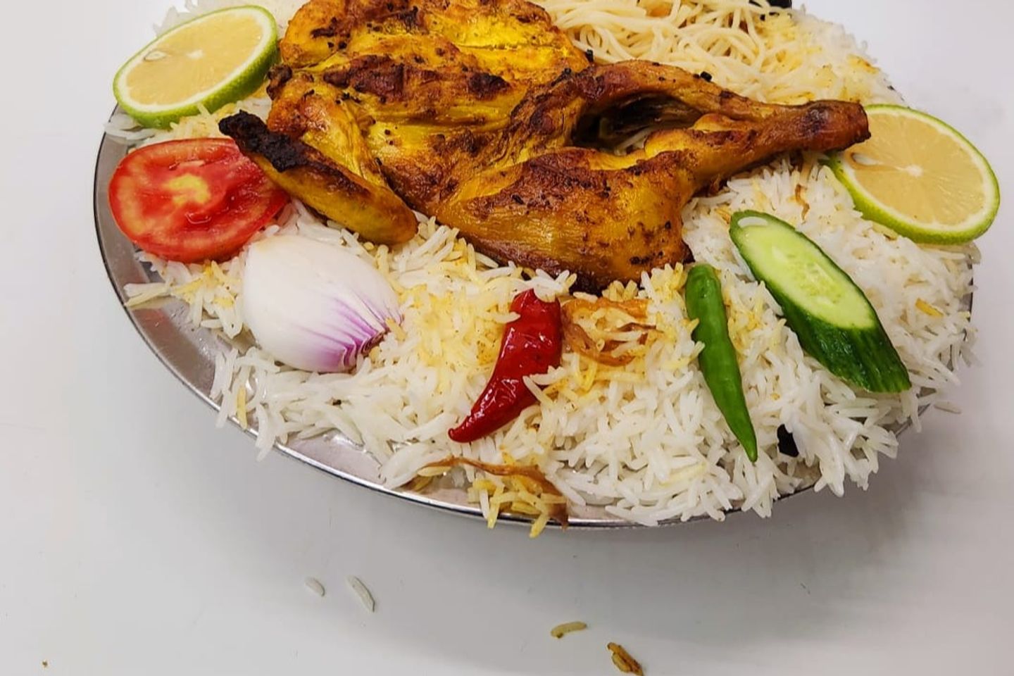 On Coal Mathlouthah Rice  - Whole Chicken