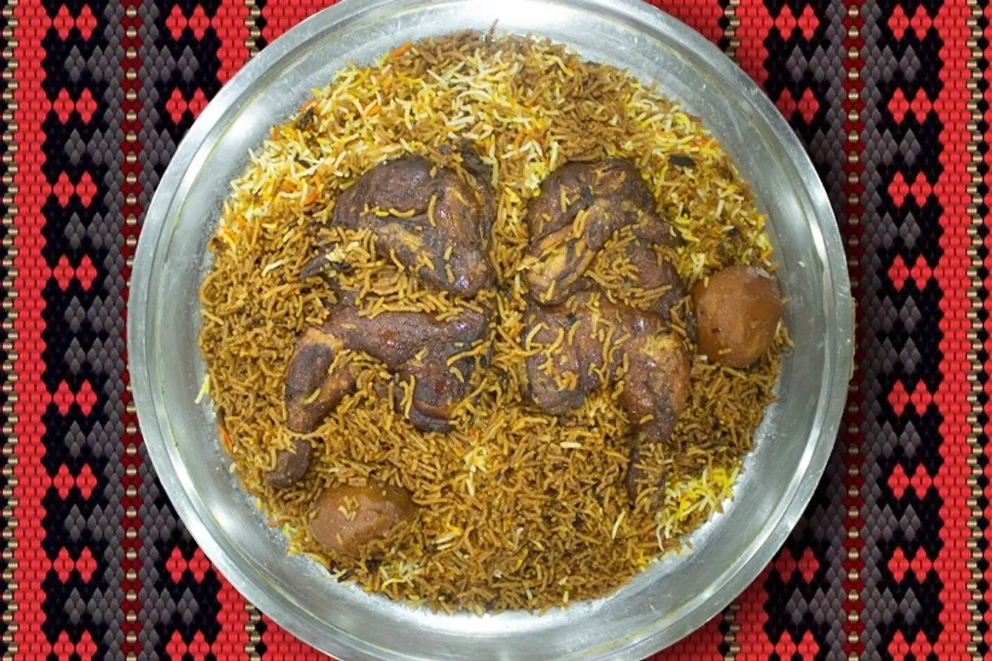 نص دجاج زربيان - نصف