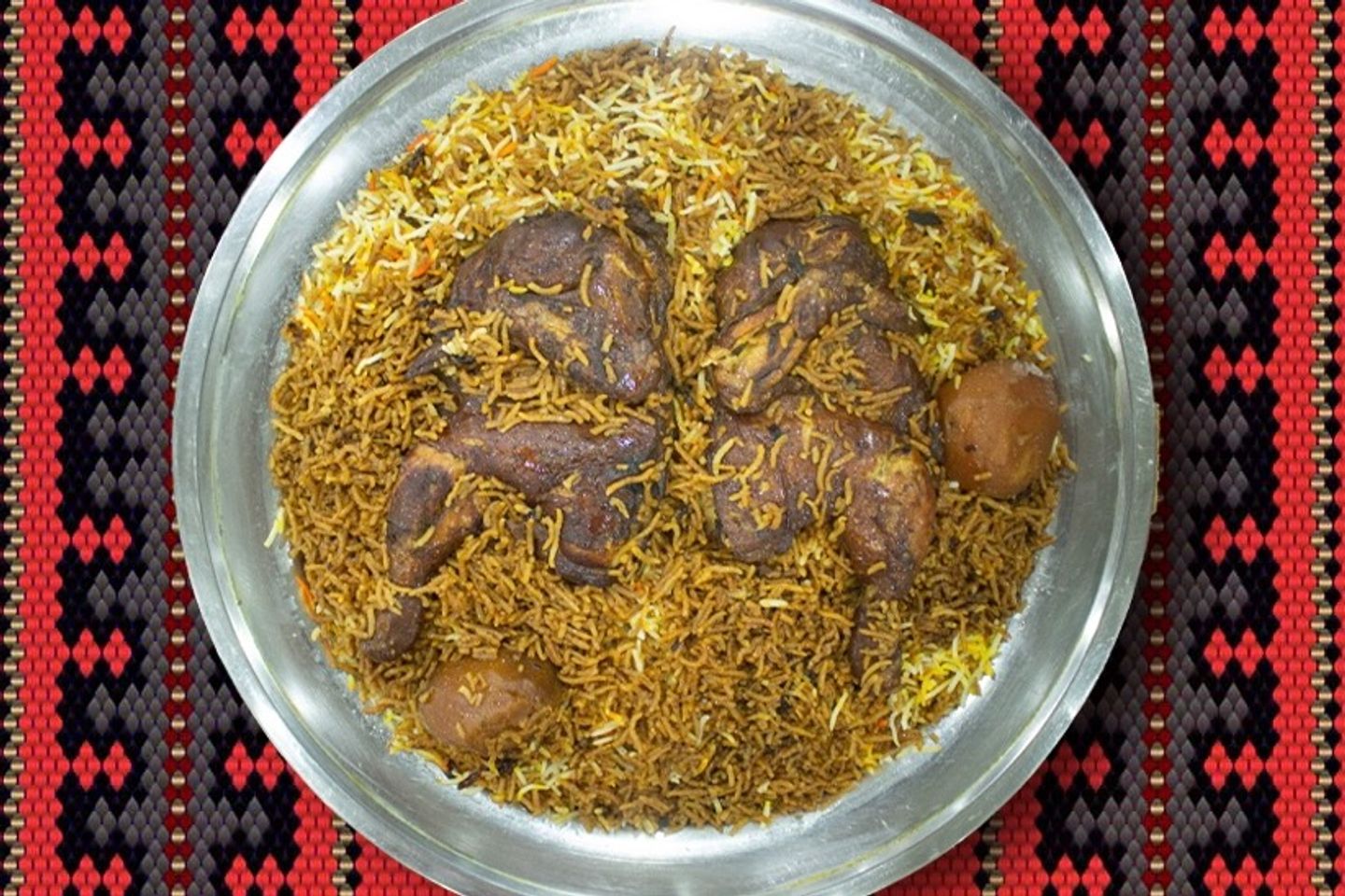نص دجاج زربيان - نصف